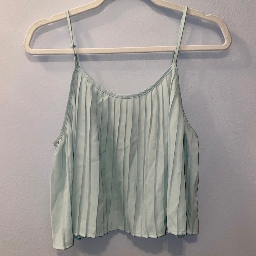 PacSun Women’s Light Mint Sleeveless Crop Top